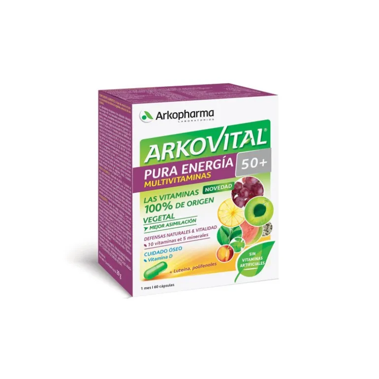 ARKOVITAL PURA ENERGÍA SENIOR 60 CÁPSULAS