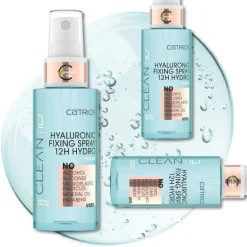 Clean Id 12H Hydro Spray Fixant Hydratant À L'acide Hyaluronique