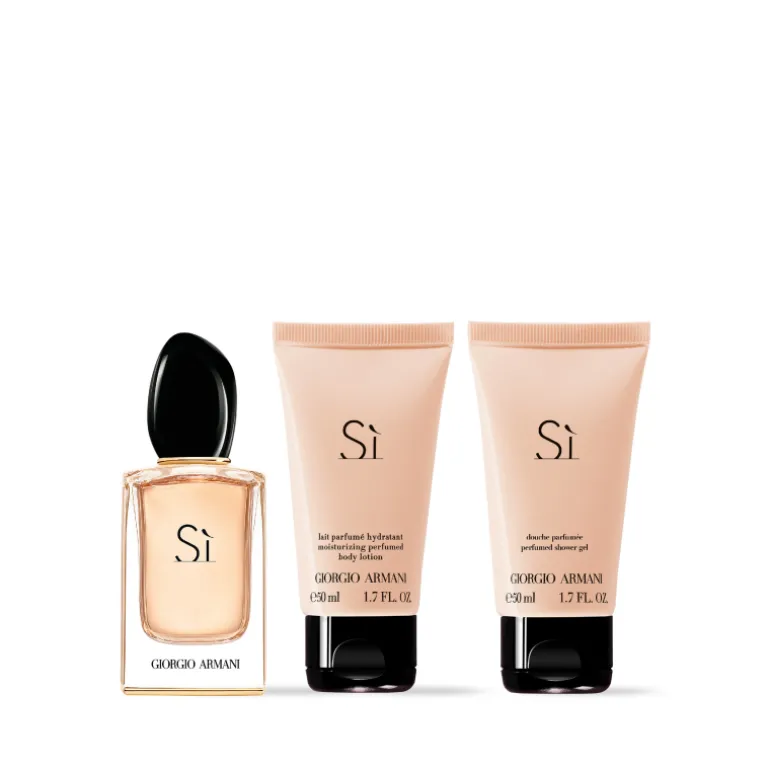 COFFRET DE NOËL SÌ EAU DE PARFUM LOTION CORPORELLE ET SHOWER GEL