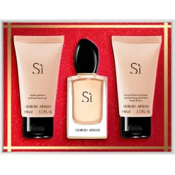 COFFRET DE NOËL SÌ EAU DE PARFUM LOTION CORPORELLE ET SHOWER GEL