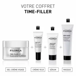 Coffret Time Time Filler Crème 5xp + Sérum + Contour des Yeux + Masque Méso