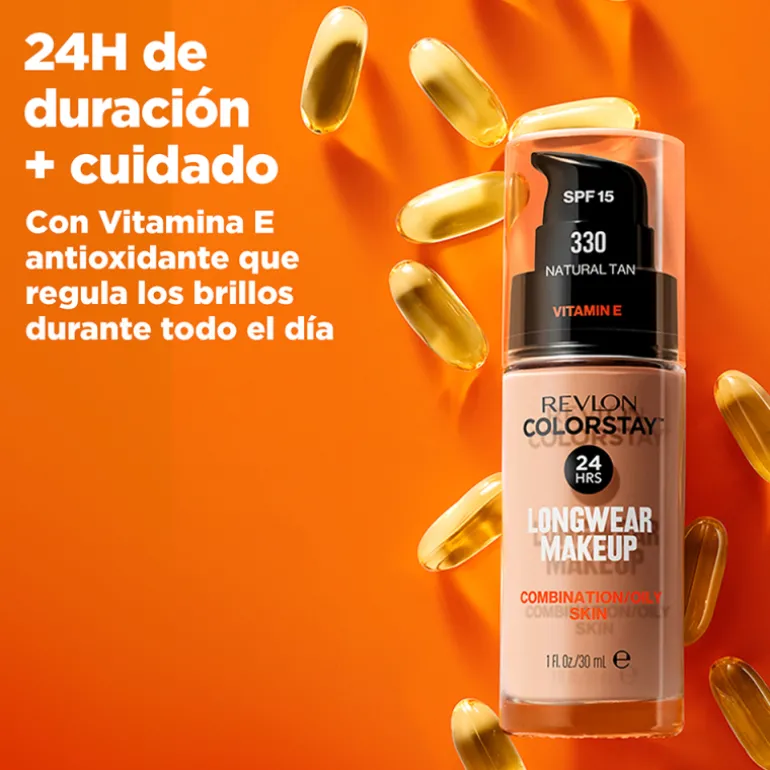 Colorstay Makeup Peaux Mixtes et Grasses Spf15