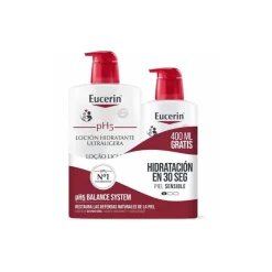 EUCERIN PACK LOTION HYDRATANTE ULTRALIGHT  400ML GRATUIT
