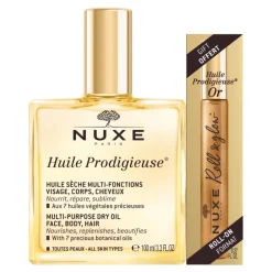 Huile Prodigieuse + Huile Prodigieuse Roll-On en Cadeau