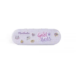 MARTINELIA SUPER GIRL NAIL POLISH&STICKERS TIN BOX