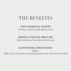 Number 8 Dual-Ended Eyeshadow Brush