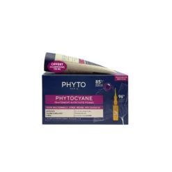 PHYTO PARIS PHYTOCYANE TRAITEMENT ANTI-CHUTE POUR FEMMES + SHAMPOOING CADEAU