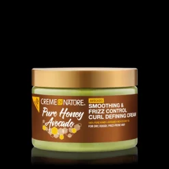 Pure Honey Hair Food Smoothing & Frizz Control Curl Defining Cream