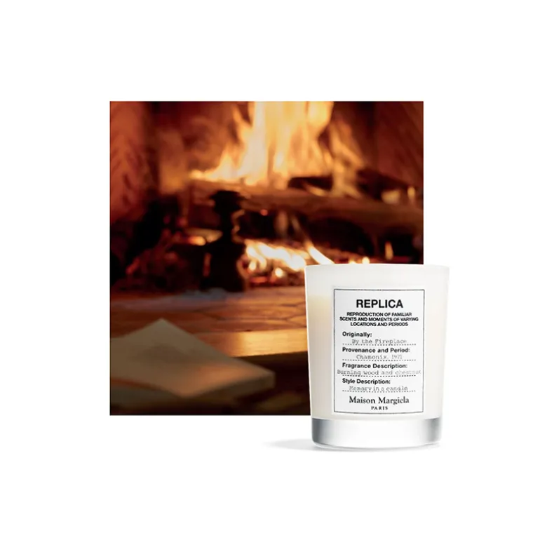REPLICA BY THE FIREPLACE CANDLE