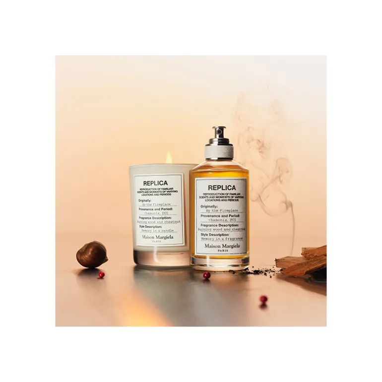 REPLICA BY THE FIREPLACE CANDLE