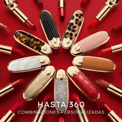 Rouge G Majestic Feathers Boîtier Joya avec Double Miroir Édition Limitée